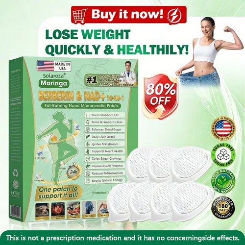 🇺🇸 Solaroza® 10-in-1 Metabolic Reset Patch🧑‍⚕️NAD⁺ & Berberine — Relaunch Metabolism, Burn Fat & Control Cravings